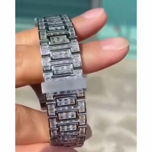 Trending Iced out Moissanite Watch colorless Diamond watch for men Best Quality Wholesale Price