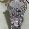 Hip Hop Customized Iced out Diamond Watch for Men VVS Moissanite Diamond Watch