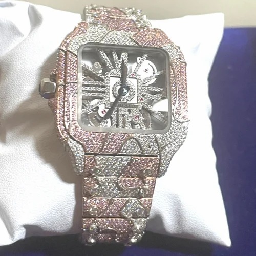 Best Quality VVS Diamond Moissanite Watch Fashion Jewelry Iced Out Diamond Watch