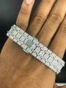 High Quality DEF Lab Moissanite Diamond Watch Colorless Diamond Hip Hop Style Diamond Watch