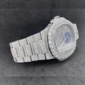 High Quality DEF Lab Moissanite Diamond Watch Colorless Diamond Hip Hop Style Diamond Watch