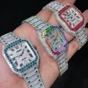 Good Quality Customized Iced Out Moissanite Watch Stainless Steel Best Quality Diamond Watch for Men