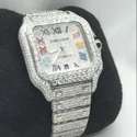 Good Quality Iced out Moissanite Watch colorless Diamond watch for men Best Quality Wholesale Price