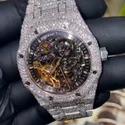 High Quality Custom Watch for Men Iced out Moissanite Diamond Studded Watch Hip Hop Diamond Jewelry