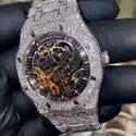 High Quality Custom Watch for Men Iced out Moissanite Diamond Studded Watch Hip Hop Diamond Jewelry