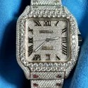 High Quality Custom Watch for Men Iced out Moissanite Diamond Studded Watch Hip Hop Diamond Jewelry