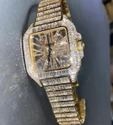 Trending Customized Iced Out Moissanite Watch Stainless Steel Best Quality Diamond Watch for Men