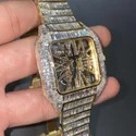 Trending Customized Iced Out Moissanite Watch Stainless Steel Best Quality Diamond Watch for Men