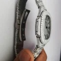 High Quality DEF Lab Moissanite Diamond Watch Colorless Diamond Hip Hop Style Diamond Watch