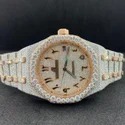 High Quality DEF Lab Moissanite Diamond Watch Colorless Diamond Hip Hop Style Diamond Watch
