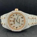 High Quality DEF Lab Moissanite Diamond Watch Colorless Diamond Hip Hop Style Diamond Watch