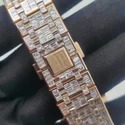 High Quality DEF Lab Moissanite Diamond Watch Colorless Diamond Hip Hop Style Diamond Watch