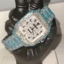 High Quality DEF Moissanite Diamond Watch Colorless Diamond Hip Hop Style Diamond Watch