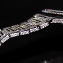 High Quality DEF Lab Moissanite Diamond Watch Colorless Diamond Hip Hop Style Diamond Watch