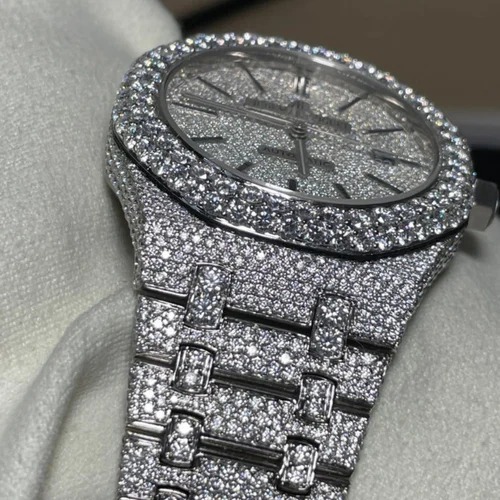 High Quality Fully Customized Iced Out Diamond Watch for Men Hip Hop Diamond Jewelry watch Gift