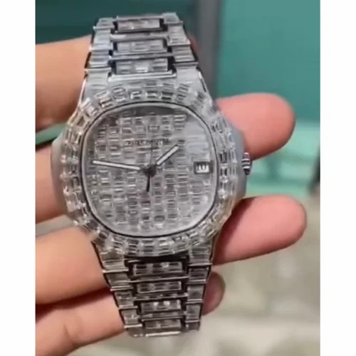High Quality Iced Out Moissanite Watch for Men VVS Diamonds Best Fashion Jewelry Gift
