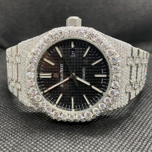 Hip Hop Customized Iced out Moissanite Diamond Watch for Men VVS Diamond Watch Gift