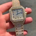 Hip Hop Customized Iced out Moissanite Diamond Watch for Men VVS Diamond Watch Gift