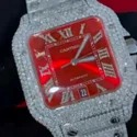 Hip Hop Customized Iced out Moissanite Diamond Watch for Men VVS Diamond Watch Gift