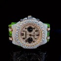 Top Quality Diamond Moissanite Watch on Factory Price DEF Moissanite Diamond Iced Out Watch