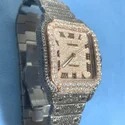 Top Quality Diamond Moissanite Watch on Factory Price DEF Moissanite Diamond Iced Out Watch
