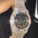 Good Quality Customized Iced Out Moissanite Watch Stainless Steel Best Quality Diamond Watch for Men