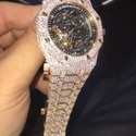 Good Quality Customized Iced Out Moissanite Watch Stainless Steel Best Quality Diamond Watch for Men