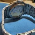 Trending Customized Iced Out Moissanite Watch VVS Diamonds Studded Hip Hop Watch Gift for Men