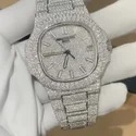 Good Quality Iced Out Moissanite Watch for Men VVS Diamonds Best Fashion Jewelry Gift