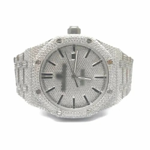 DEF VVS Moissanite Studded Diamond Watch 1