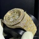 High Quality Customized Iced Out Lab Grown Watch Stainless Steel Best Quality Diamond Watch