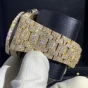 High Quality Customized Iced Out Lab Grown Watch Stainless Steel Best Quality Diamond Watch