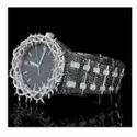 Hip Hop Customized Iced out Moissanite Diamond Watch for Men VVS Diamond Watch Gift