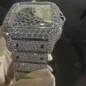 Hip Hop Customized Iced out Moissanite Diamond Watch for Men VVS Diamond Watch Gift