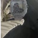 Hip Hop Customized Iced out Moissanite Diamond Watch for Men VVS Diamond Watch Gift