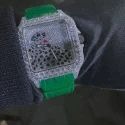 Hip Hop Customized Iced out Moissanite Diamond Watch for Men VVS Diamond Watch Gift