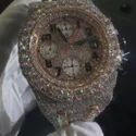 Hip Hop Customized Iced out Moissanite Diamond Watch for Men VVS Diamond Watch Gift