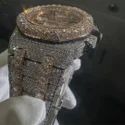 Hip Hop Customized Iced out Moissanite Diamond Watch for Men VVS Diamond Watch Gift