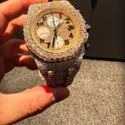 Hip Hop Customized Iced out Moissanite Diamond Watch for Men VVS Diamond Watch Gift