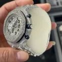 Hip Hop Customized Iced out Moissanite Diamond Watch for Men VVS Diamond Watch Gift