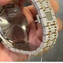 Hip Hop Customized Iced out Moissanite Diamond Watch for Men VVS Diamond Watch Gift