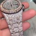 Hip Hop Customized Iced out Moissanite Diamond Watch for Men VVS Diamond Watch Gift