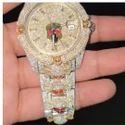 Hip Hop Customized Iced out Moissanite Diamond Watch for Men VVS Diamond Watch Gift