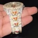 Hip Hop Customized Iced out Moissanite Diamond Watch for Men VVS Diamond Watch Gift