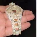 Hip Hop Customized Iced out Moissanite Diamond Watch for Men VVS Diamond Watch Gift