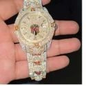 Hip Hop Customized Iced out Moissanite Diamond Watch for Men VVS Diamond Watch Gift