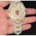 Hip Hop Customized Iced out Moissanite Diamond Watch for Men VVS Diamond Watch Gift