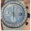 Hip Hop Customized Iced out Moissanite Diamond Watch for Men VVS Diamond Watch Gift