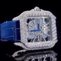 Trending VVS Moissanite Diamond Studded Iced Out Diamond Watch for Men Best Fashion Jewelry Gift