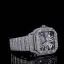 Trending VVS Moissanite Diamond Studded Iced Out Diamond Watch for Men Best Fashion Jewelry Gift